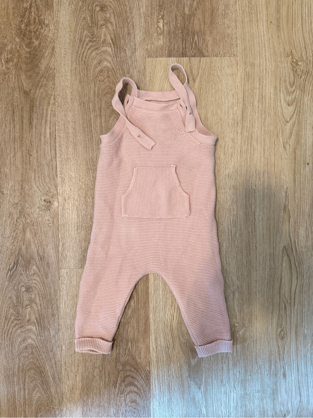 Gots organic cotton Knit Overalls 9m